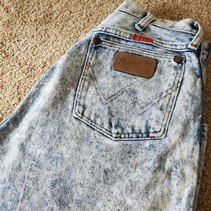 Vintage Acid Washed Wrangler Jeans